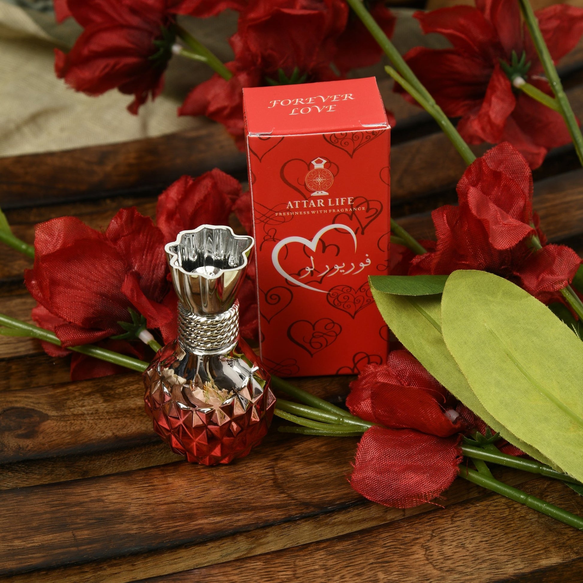 Forever Love is a romantic and enchanting attar that captures the essence of everlasting love. Its sweet and floral fragrance evokes feelings of passion and romance.Forever LoveAttarAttar LifeAttar LifeForever Love